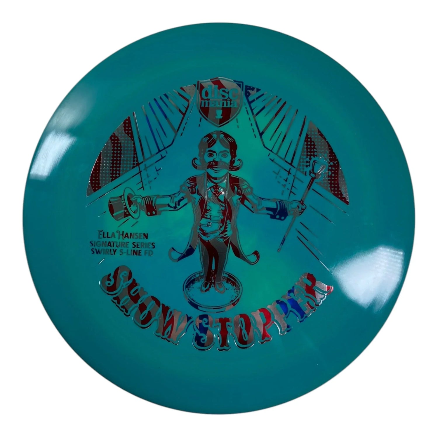 Discmania Show Stopper - FD | Swirly S - Line | Blue/USA 174g (Ella Hansen) Disc Golf