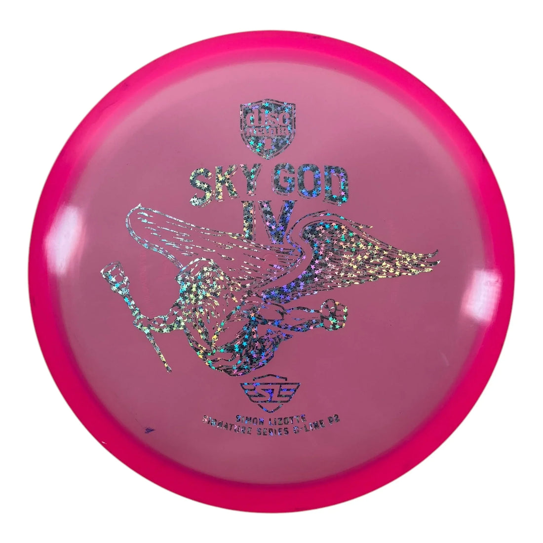 Discmania Sky God IV - P2 - Used Like New | C - Line | Pink/Silver 175g (Simon Lizotte) Disc Golf