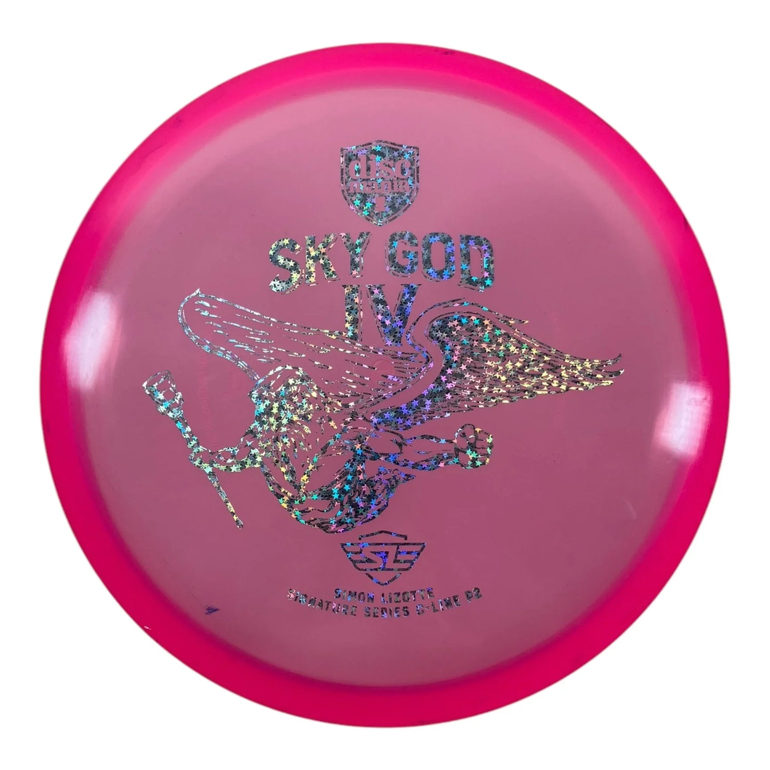 Discmania Sky God IV - P2 - Used Like New | C - Line | Pink/Silver 175g (Simon Lizotte) Disc Golf