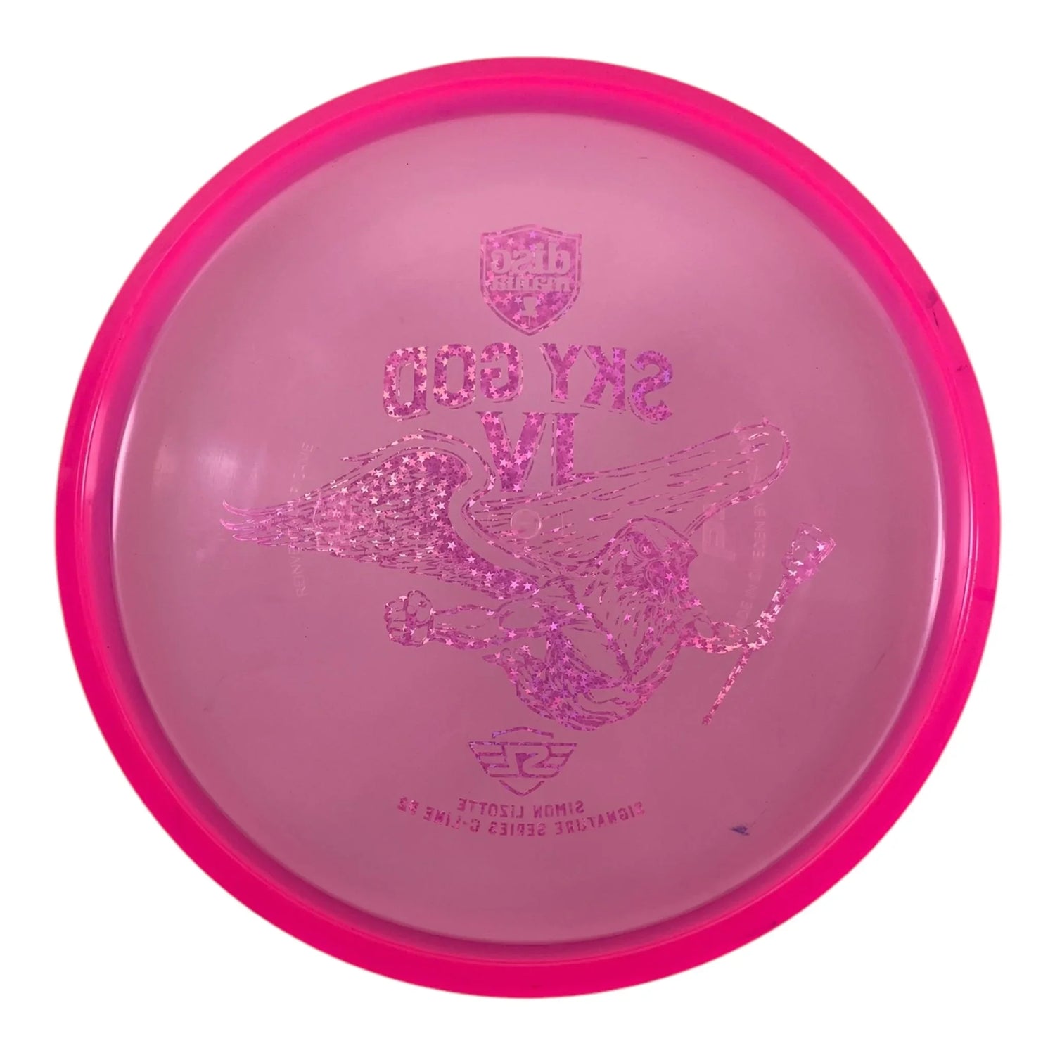 Discmania Sky God IV - P2 - Used Like New | C - Line | Pink/Silver 175g (Simon Lizotte) Disc Golf