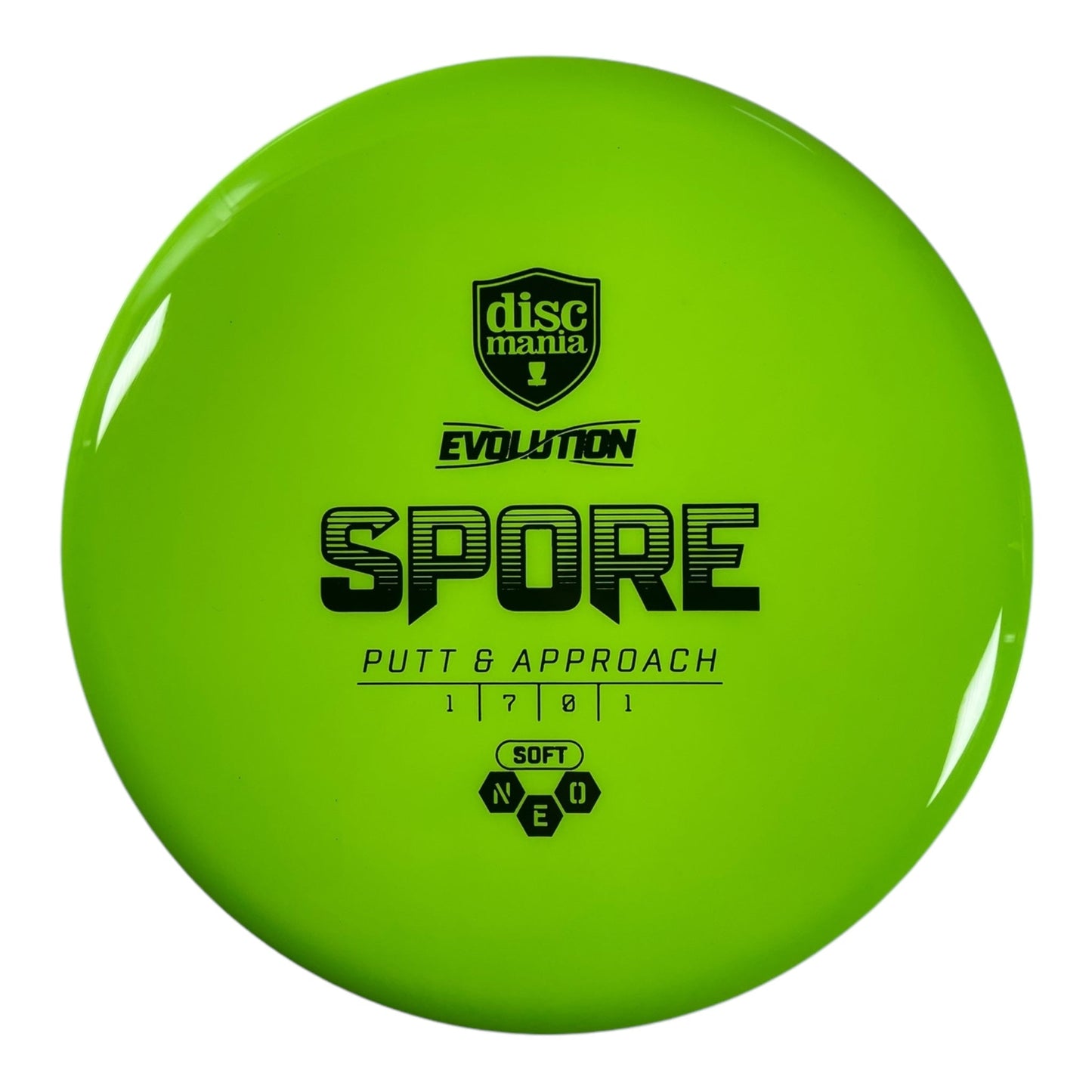 Discmania Spore | Neo Soft | Green/Black 157g Disc Golf