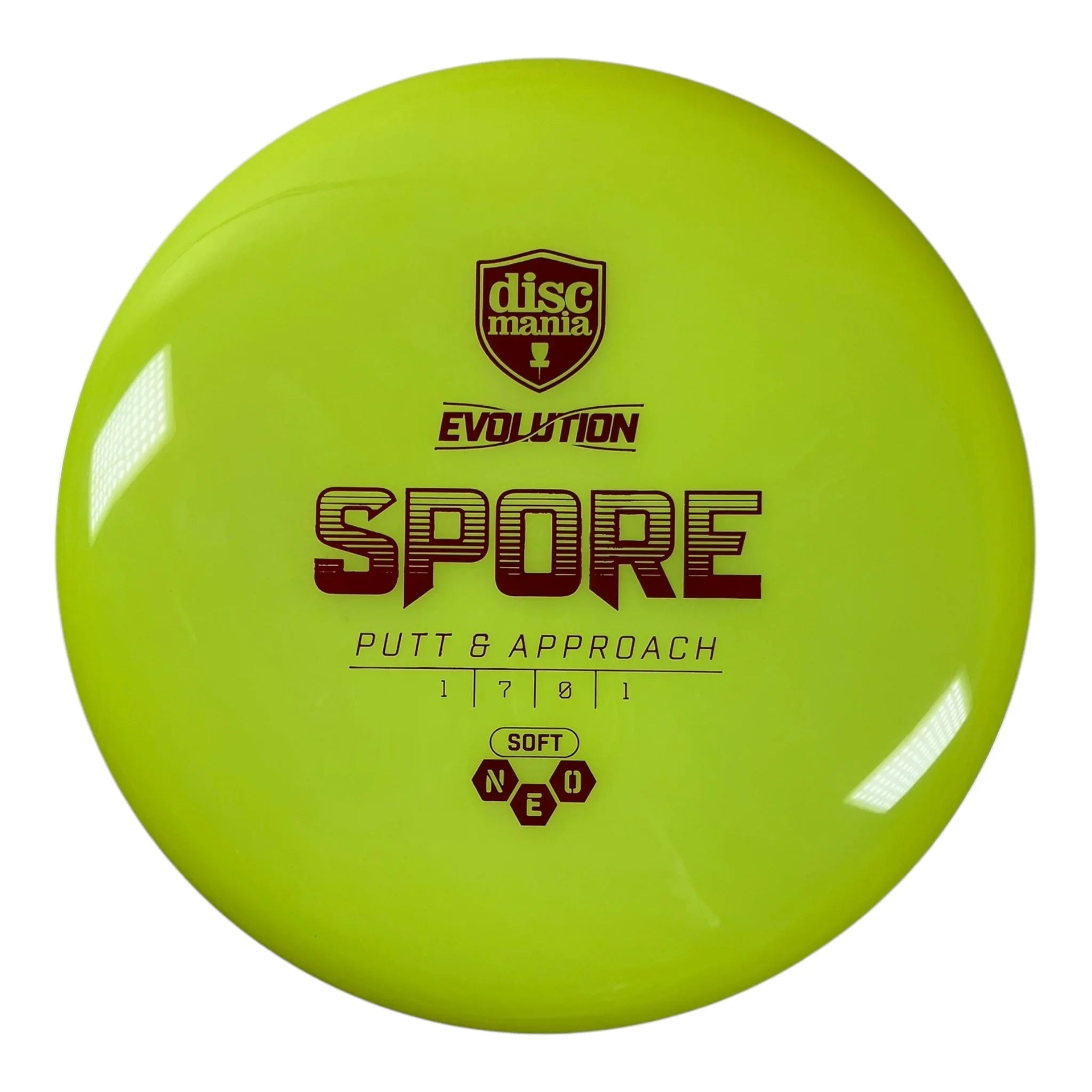Discmania Spore | Neo | Yellow/Red 157g Disc Golf
