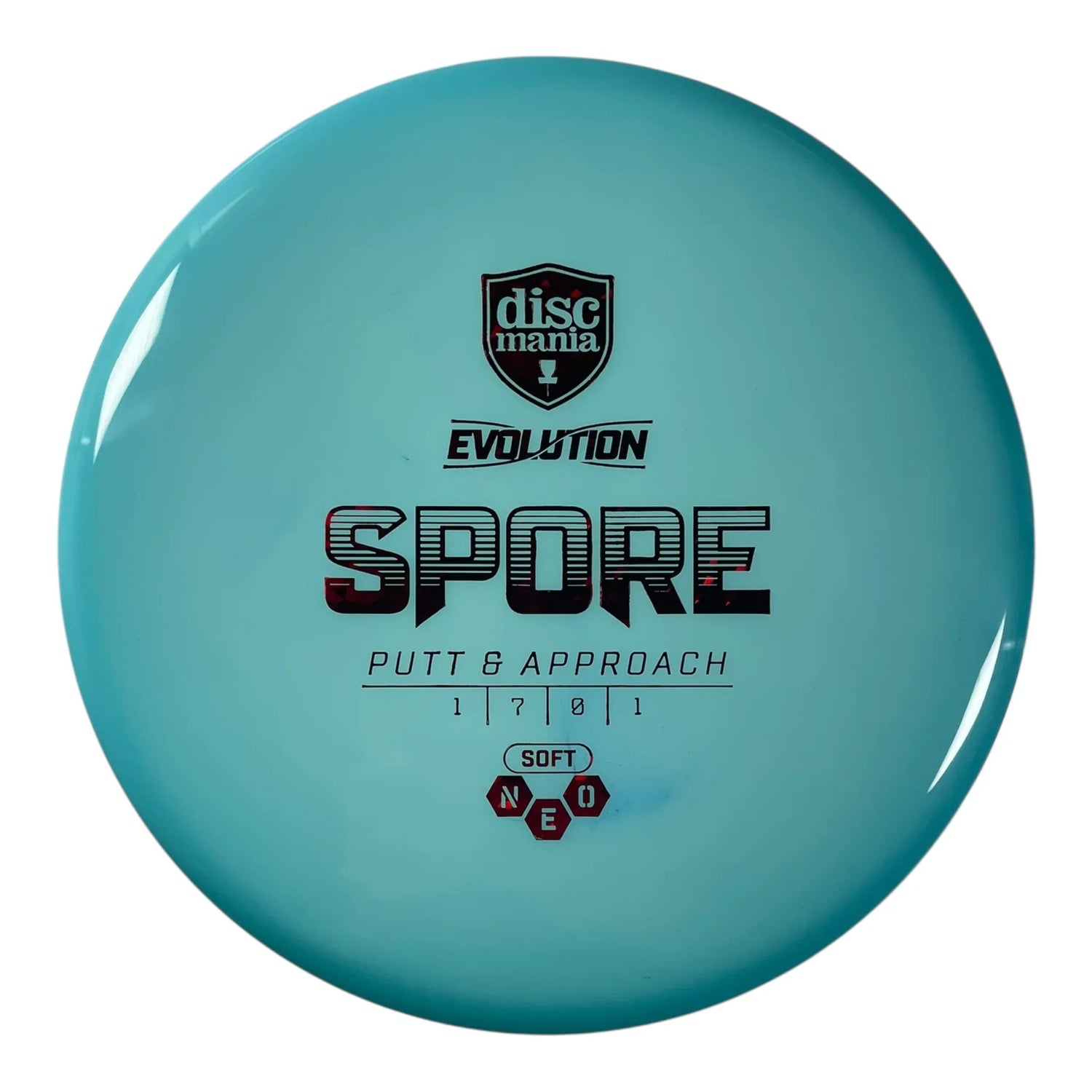 Discmania Spore | Neo Soft | Blue/Red 156g Disc Golf