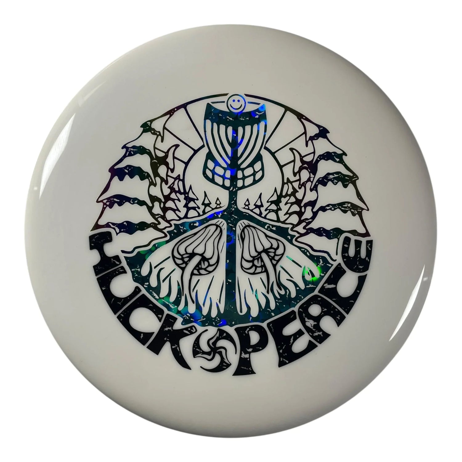 Discmania Spore | Neo Soft | White/Flowers 157g (Huk Peace) Disc Golf