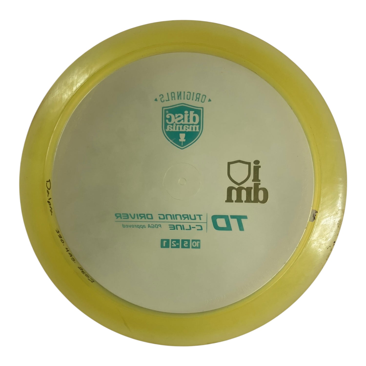 Discmania TD - Used Excellent | C-Line | Yellow/Blue 167g (Innova Made) Disc Golf