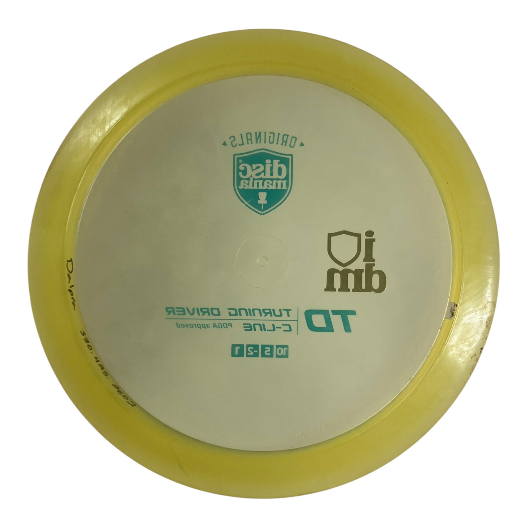 Discmania TD - Used Excellent | C-Line | Yellow/Blue 167g (Innova Made) Disc Golf