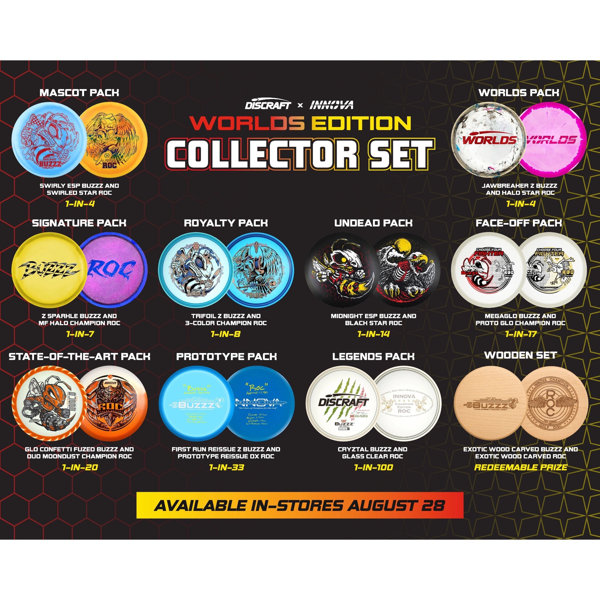 Discraft 2026 WORLDS Edition Collector Set Disc Golf
