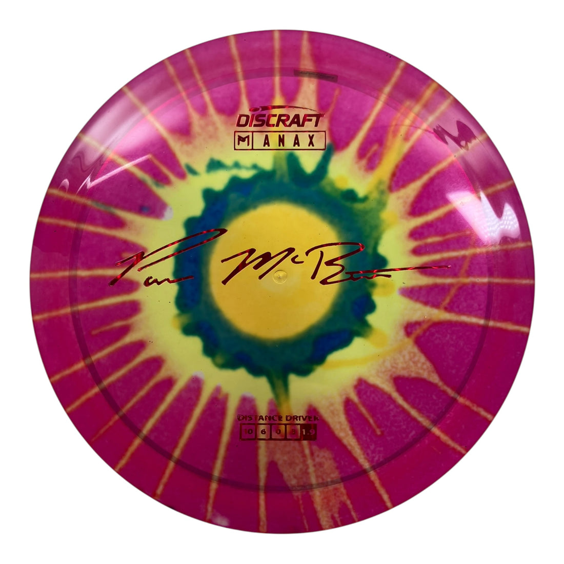 Discraft Anax | Z Line Fly Dye | Pink/Red 173g (Paul McBeth) Disc Golf