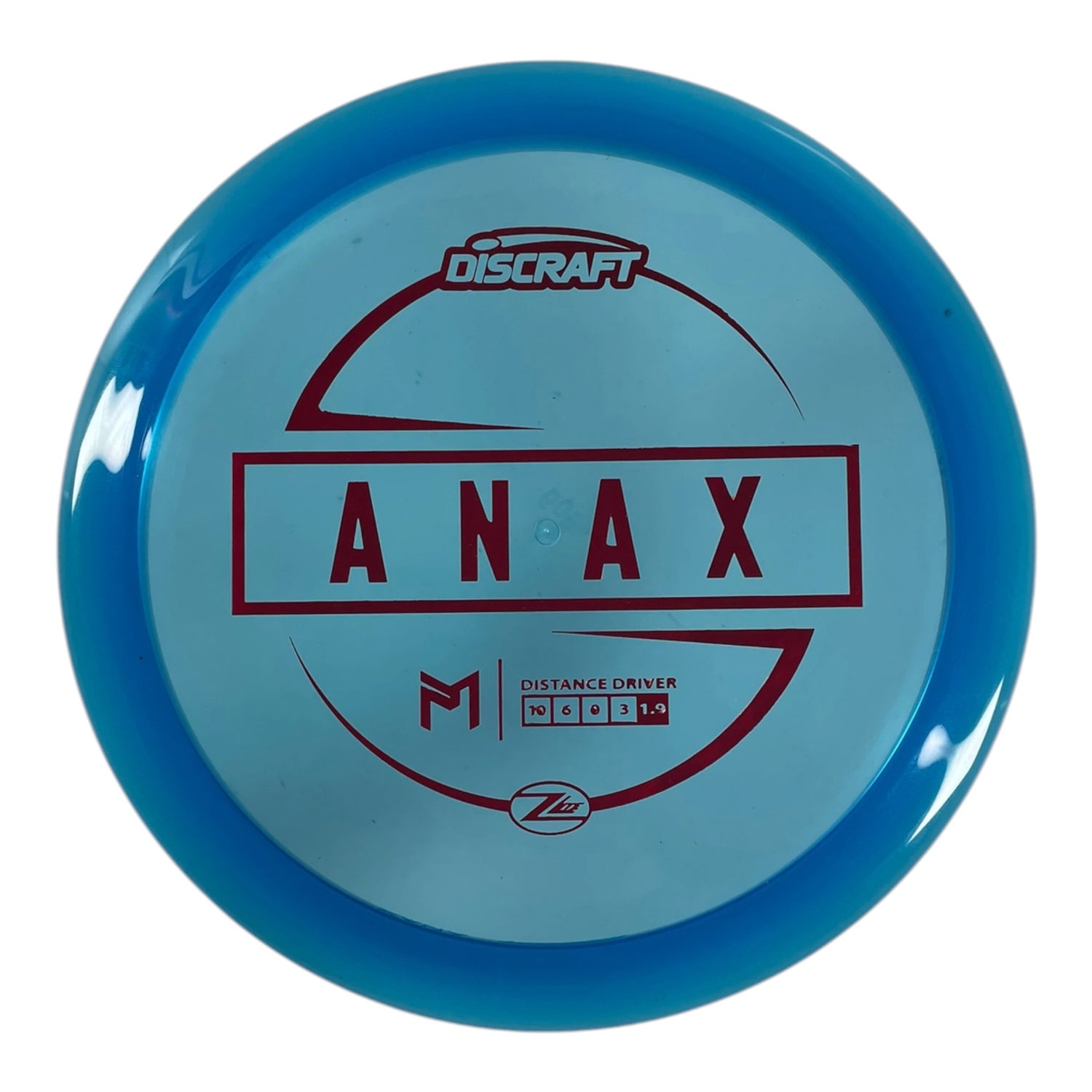 Discraft Anax | Z Lite | Blue/Red 160g (Paul McBeth) Disc Golf
