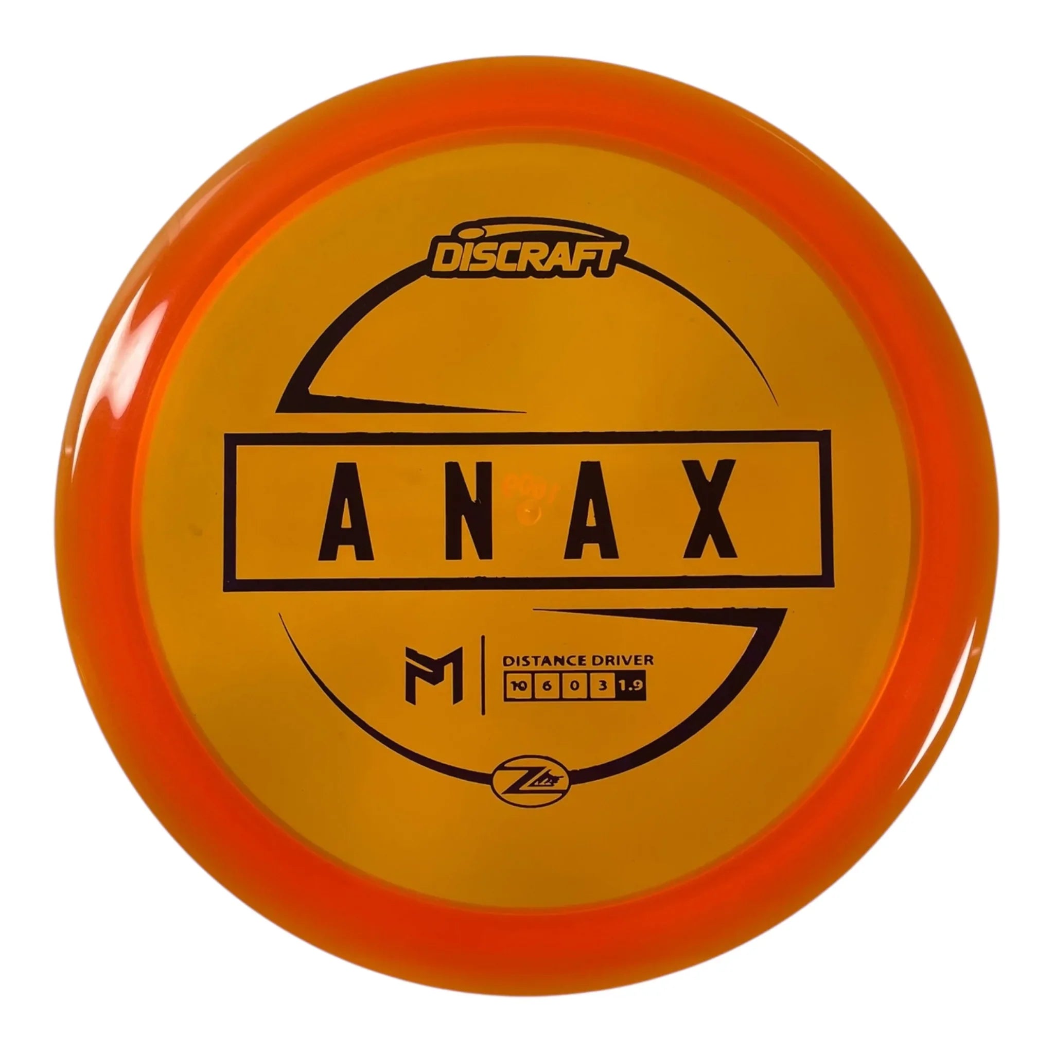 Discraft Anax | Z Lite | Orange/Purple 160g (Paul McBeth) Disc Golf