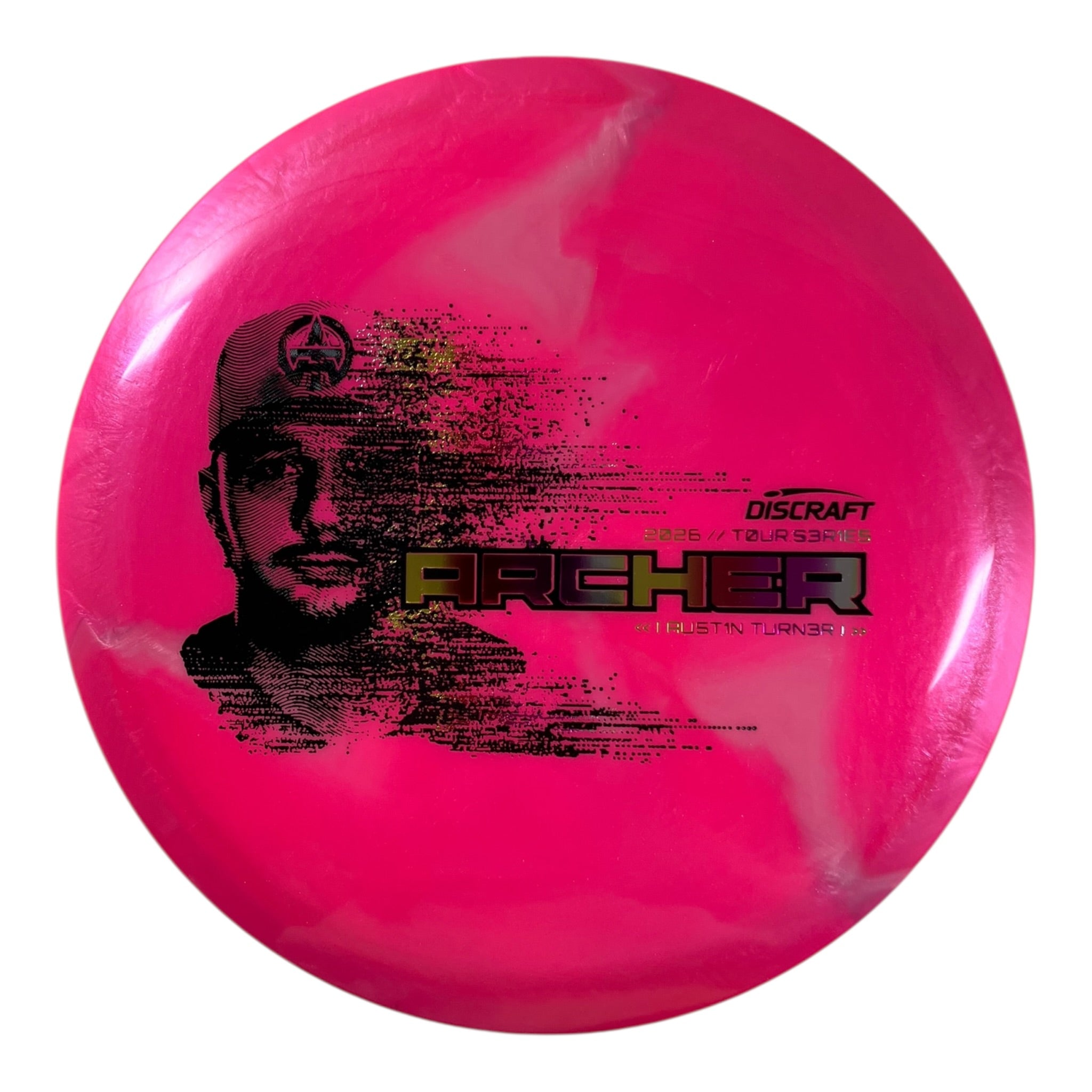 Discraft Archer | Titanium Big Z | Pink/Sunset 175g (Austin Turner 2026 Tour Series) Disc Golf
