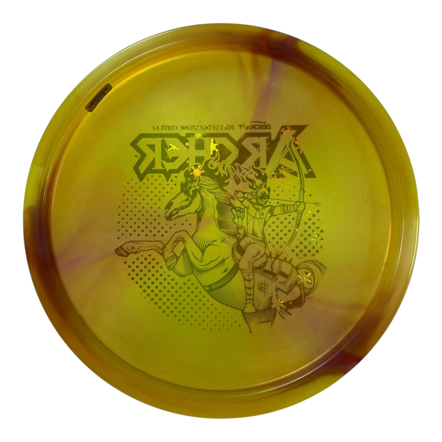 Discraft Archer - Used Like New | Z Swirl | Yellow/Snowflakes 175g (&