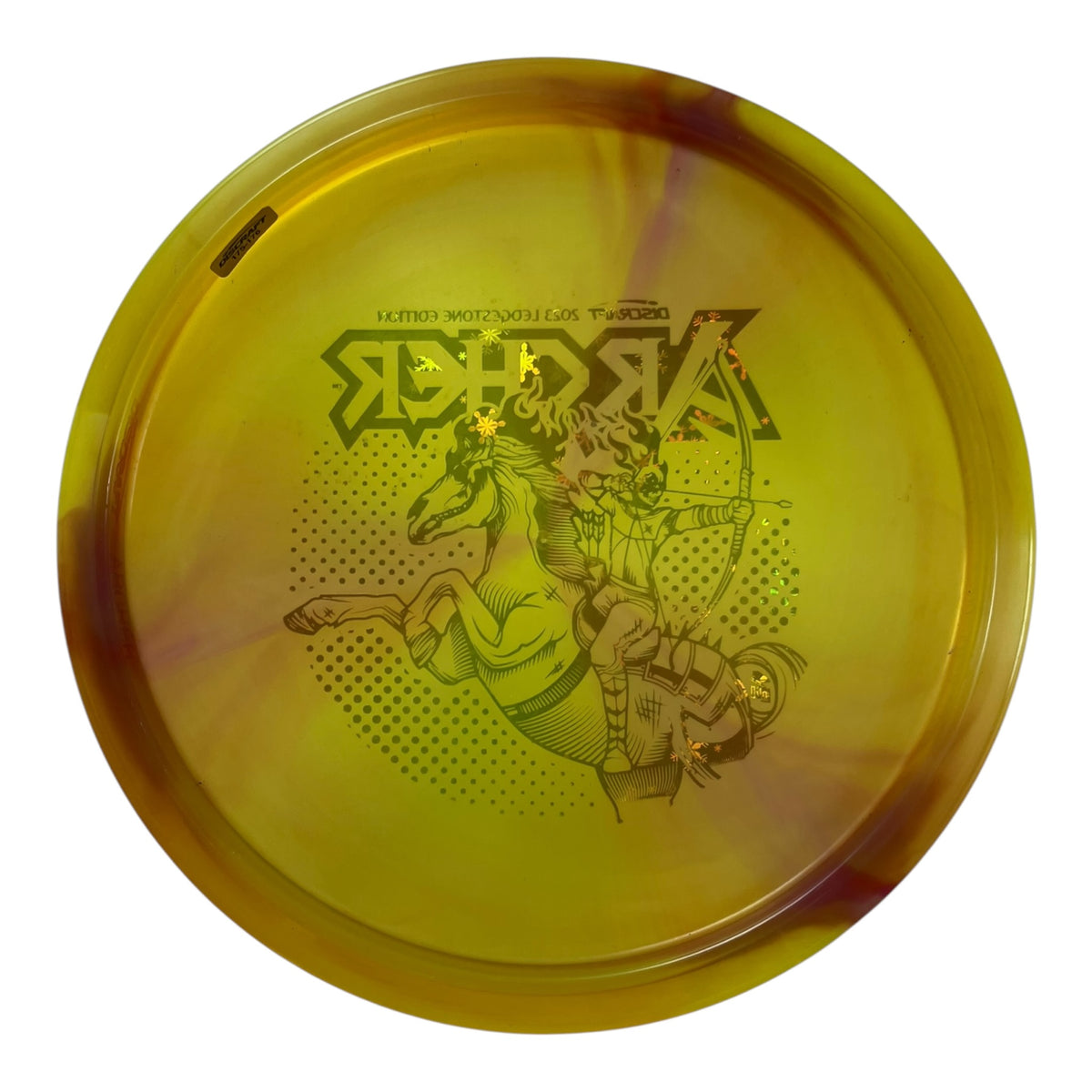 Discraft Archer - Used Like New | Z Swirl | Yellow/Snowflakes 175g (&