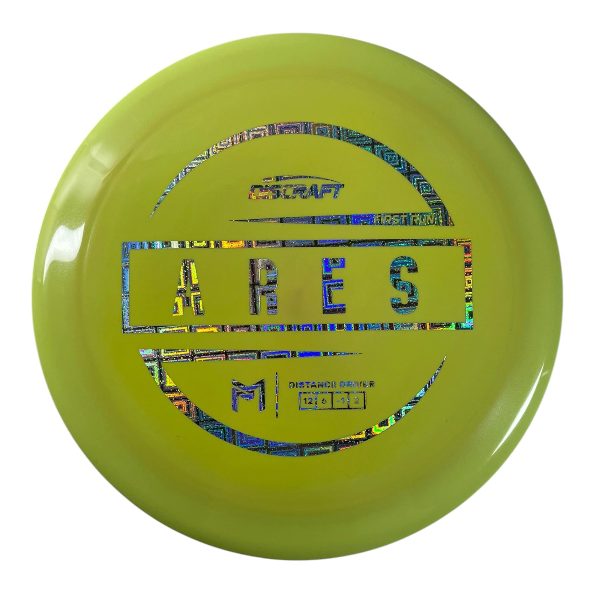 Discraft Ares | ESP | Yellow/Holo 168g (First Run) Disc Golf