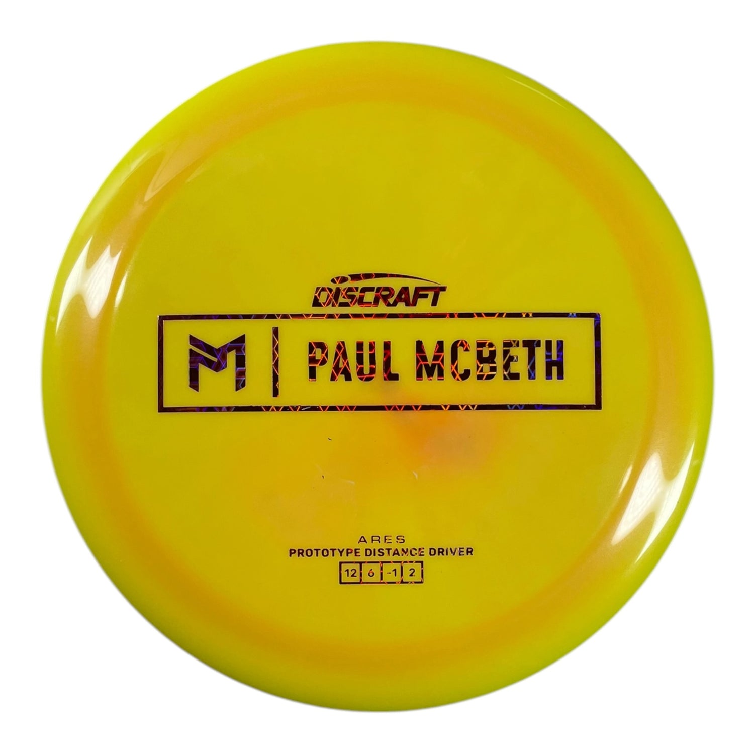 Discraft Ares | ESP | Yellow/Lasers 170g (Prototype) Disc Golf