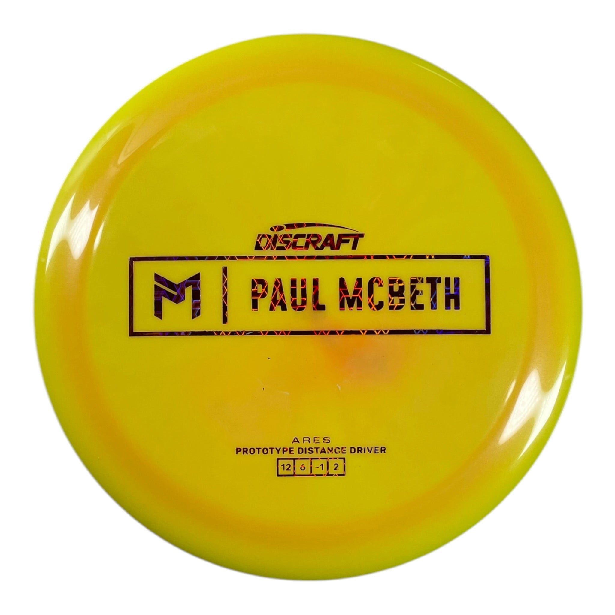 Discraft Ares | ESP | Yellow/Lasers 170g (Prototype) Disc Golf