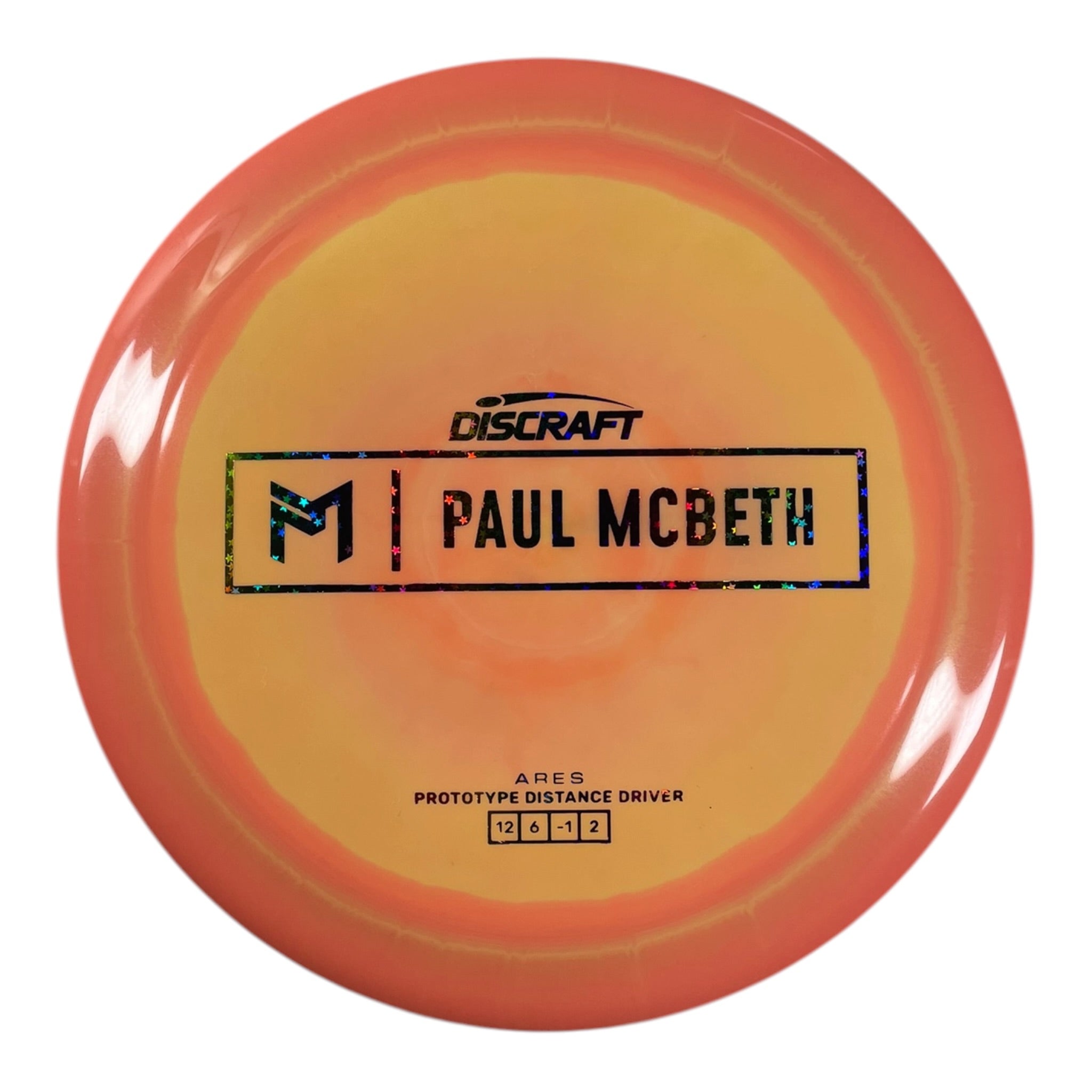 Discraft Ares | ESP | Yellow/Rainbow 173g (Prototype) Disc Golf