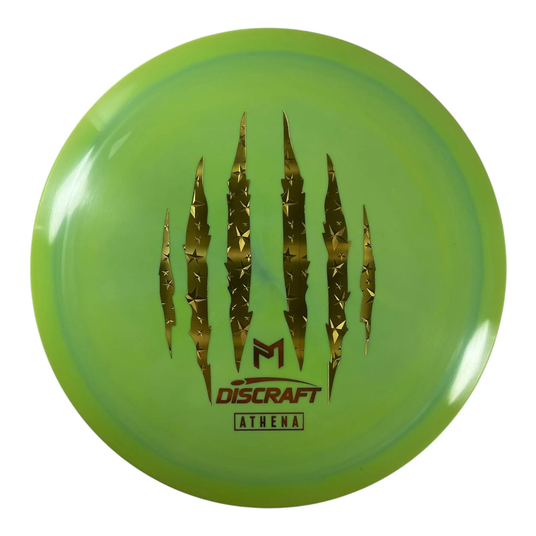 Discraft Athena | ESP | Green/Gold Stars 174g (Paul McBeth 6x Claw) Disc Golf