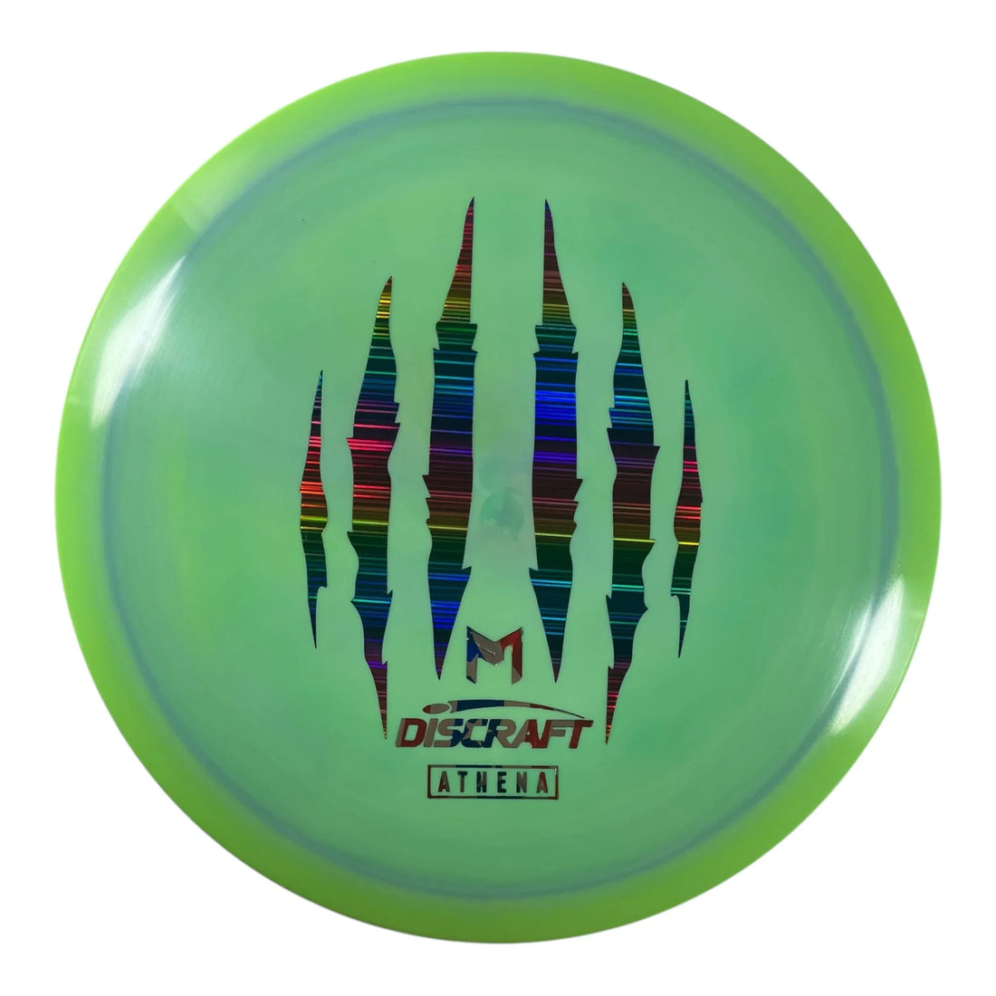Discraft Athena | ESP | Green/Rainbow 174g (Paul McBeth 6x Claw) Disc Golf