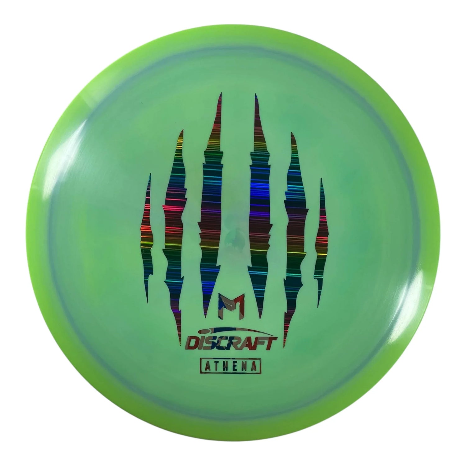 Discraft Athena | ESP | Green/Rainbow 174g (Paul McBeth 6x Claw) Disc Golf