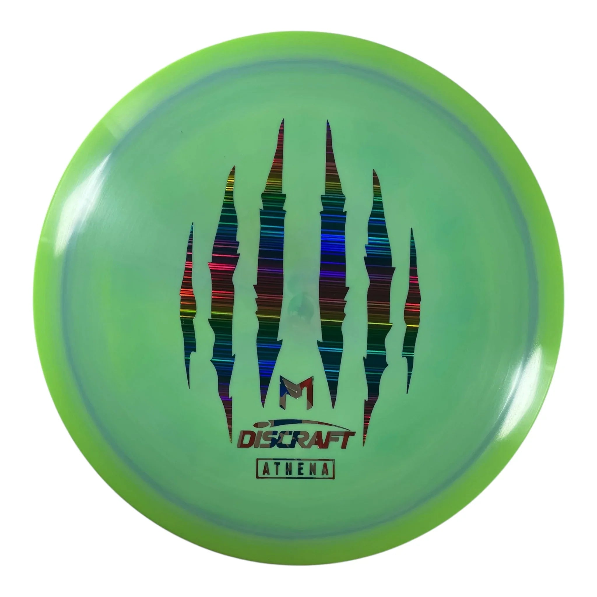 Discraft Athena | ESP | Green/Rainbow 174g (Paul McBeth 6x Claw) Disc Golf