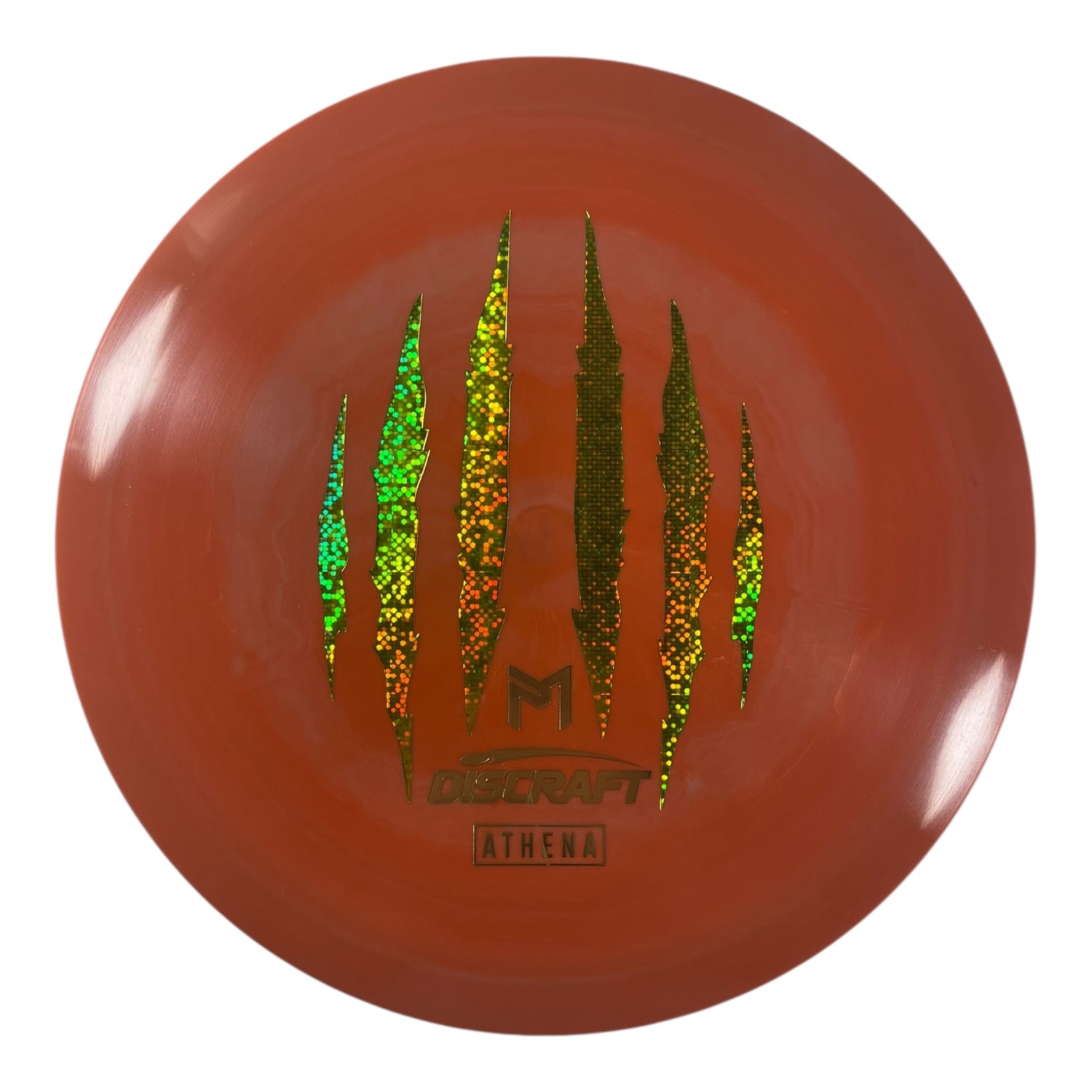 Discraft Athena | ESP | Orange/Green Sparkle 171g (Paul McBeth 6x Claw) Disc Golf