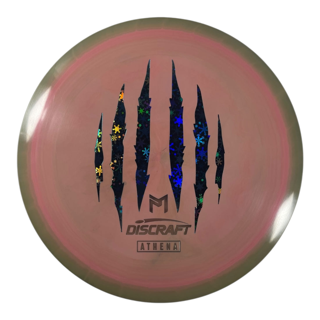 Discraft Athena | ESP | Pink/Snowflakes 171g (Paul McBeth 6x Claw) Disc Golf
