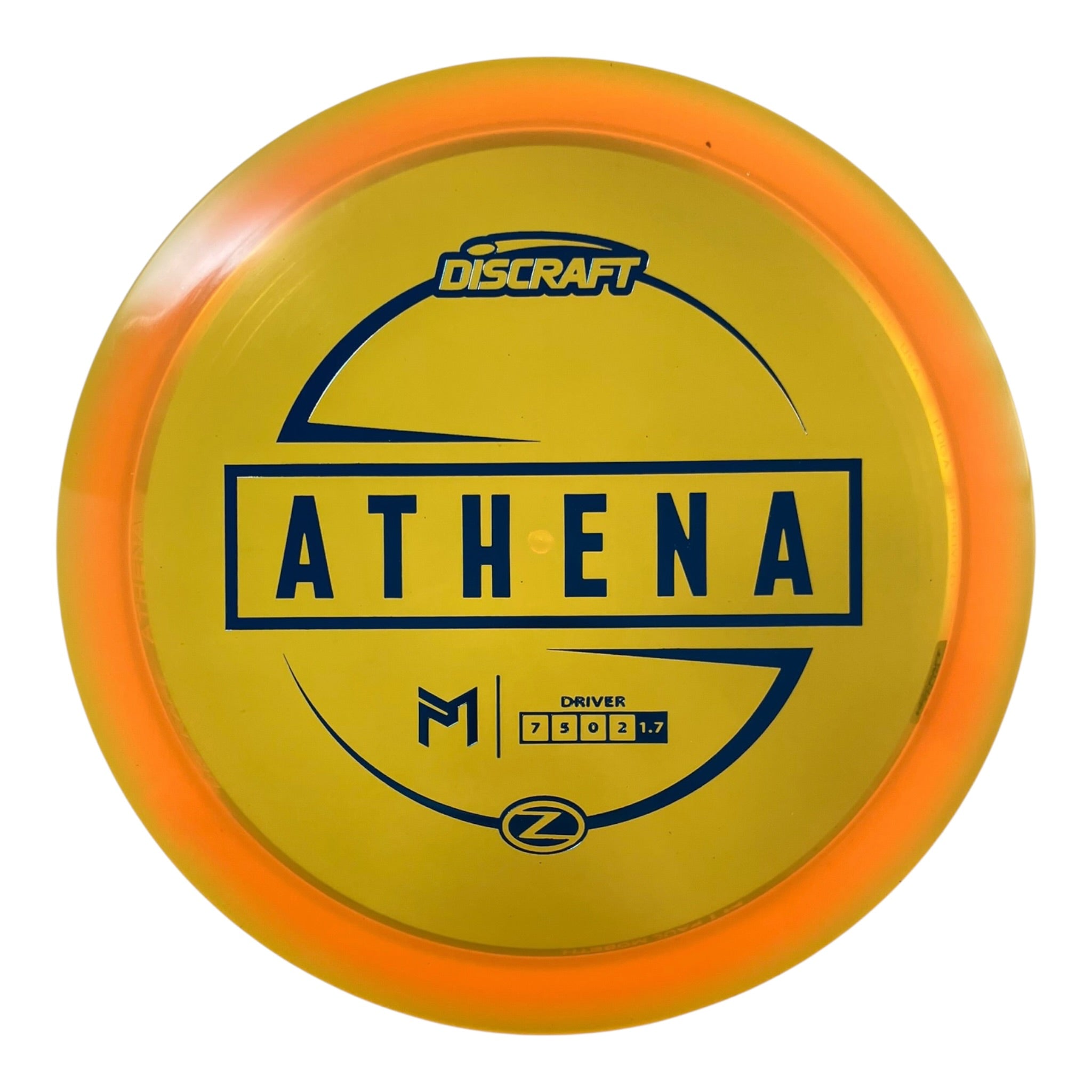Discraft Athena | Z Line | Orange/Blue 174g (Paul McBeth) Disc Golf