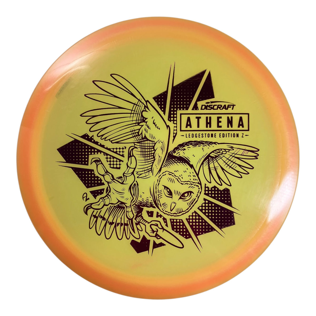 Discraft Athena | Z Line | Orange/Pink 174g (Ledgestone) Disc Golf