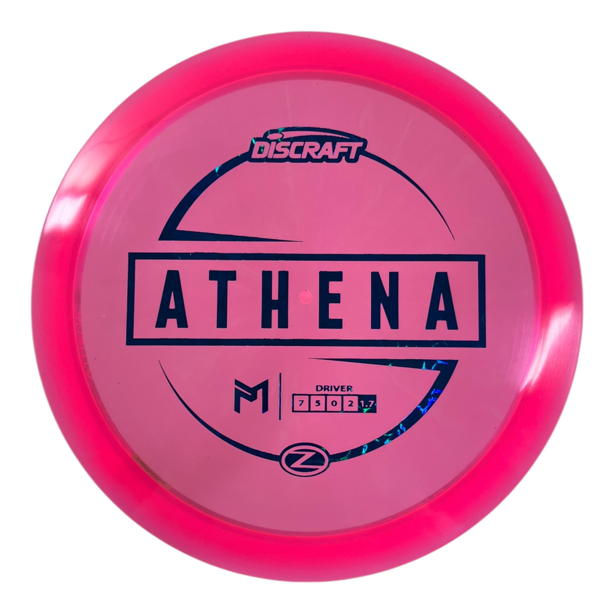 Discraft Athena | Z Line | Pink/Blue 173g (Paul McBeth) Disc Golf