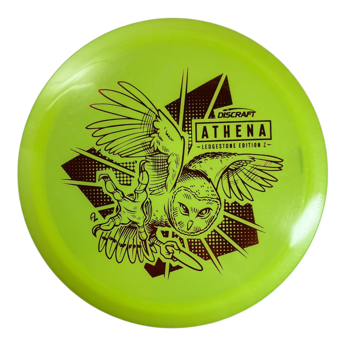 Discraft Athena | Z Line | Yellow/Bronze 174g (Ledgestone) Disc Golf
