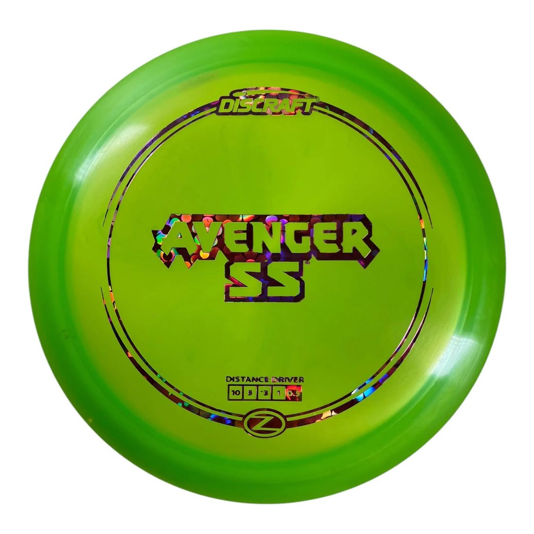 Discraft Avenger SS | Z Line | Green/Flowers 173g Disc Golf
