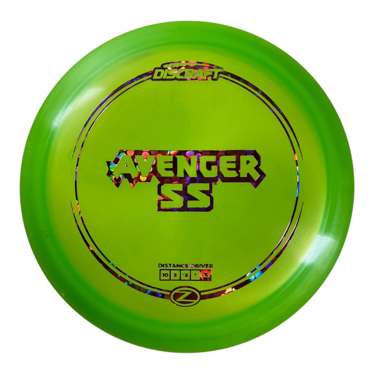 Discraft Avenger SS | Z Line | Green/Flowers 173g Disc Golf