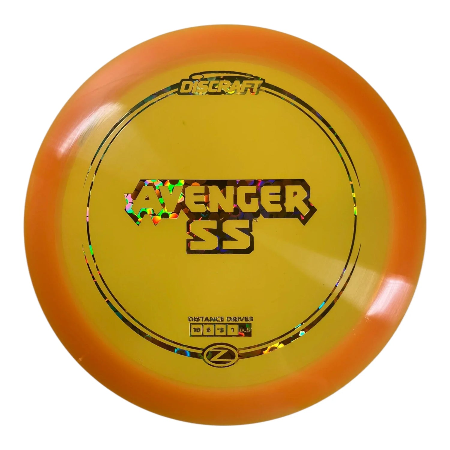 Discraft Avenger SS | Z Line | Orange/Flowers 174g Disc Golf