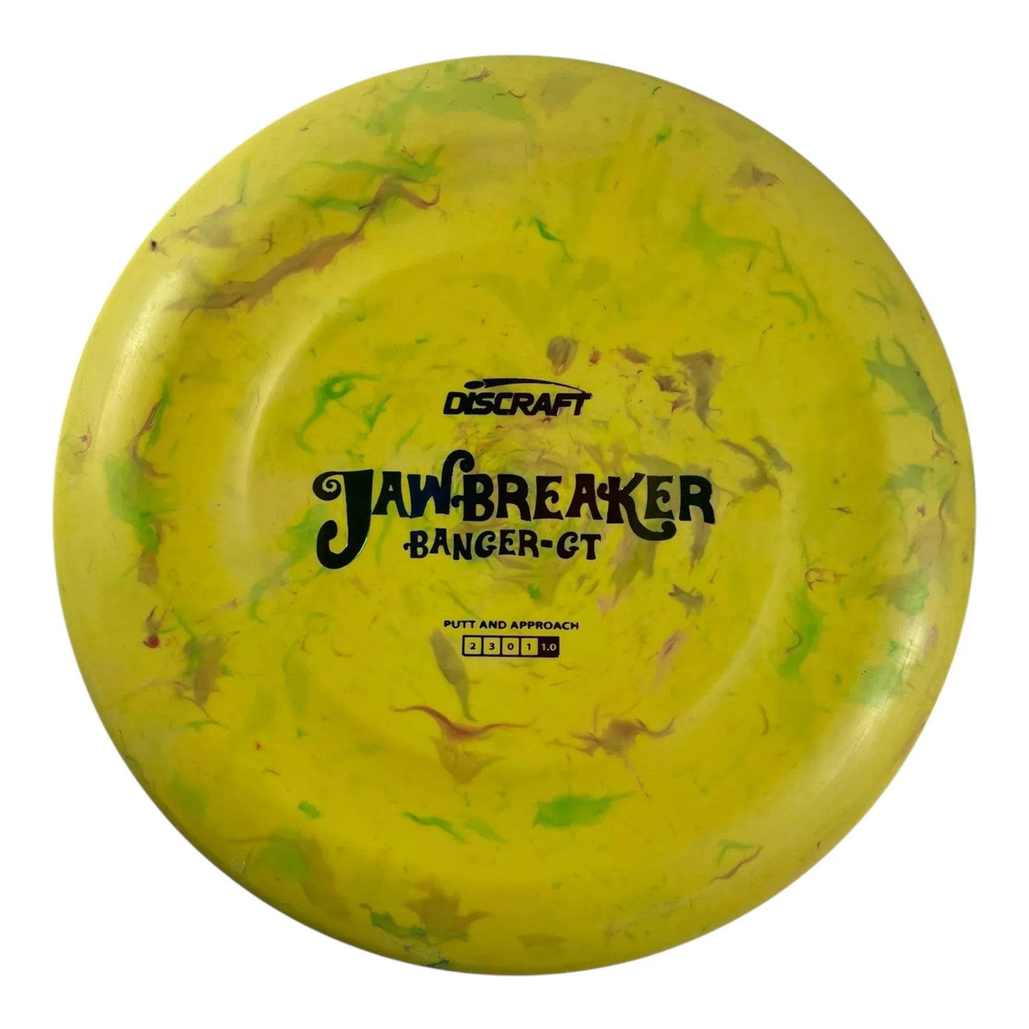 Discraft Banger-GT | Jawbreaker | Yellow/Rainbow 167g Disc Golf