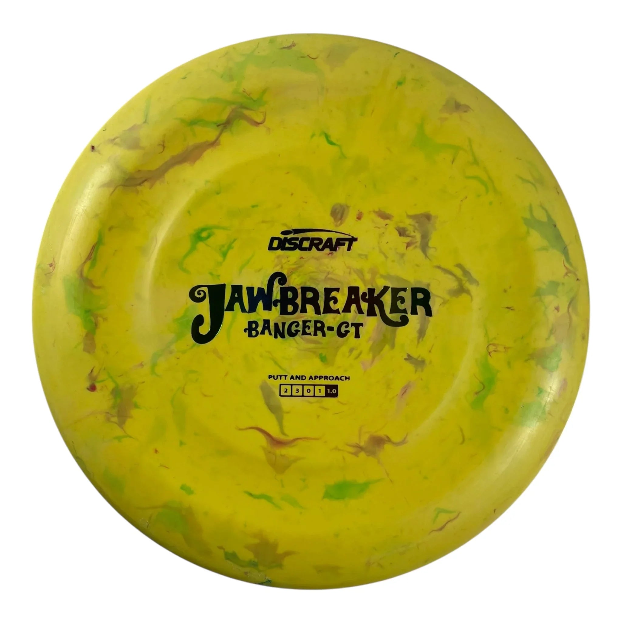 Discraft Banger-GT | Jawbreaker | Yellow/Rainbow 167g Disc Golf