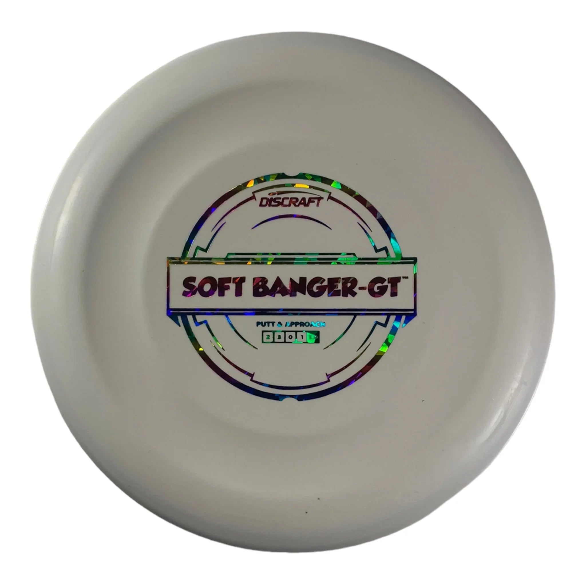 Discraft Banger - GT | Putter Line Soft | White/Rainbow 172g Disc Golf