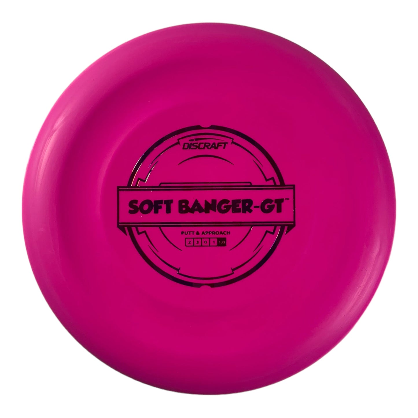 Discraft Banger - GT | Putter Line Soft | Pink/USA 172g Disc Golf