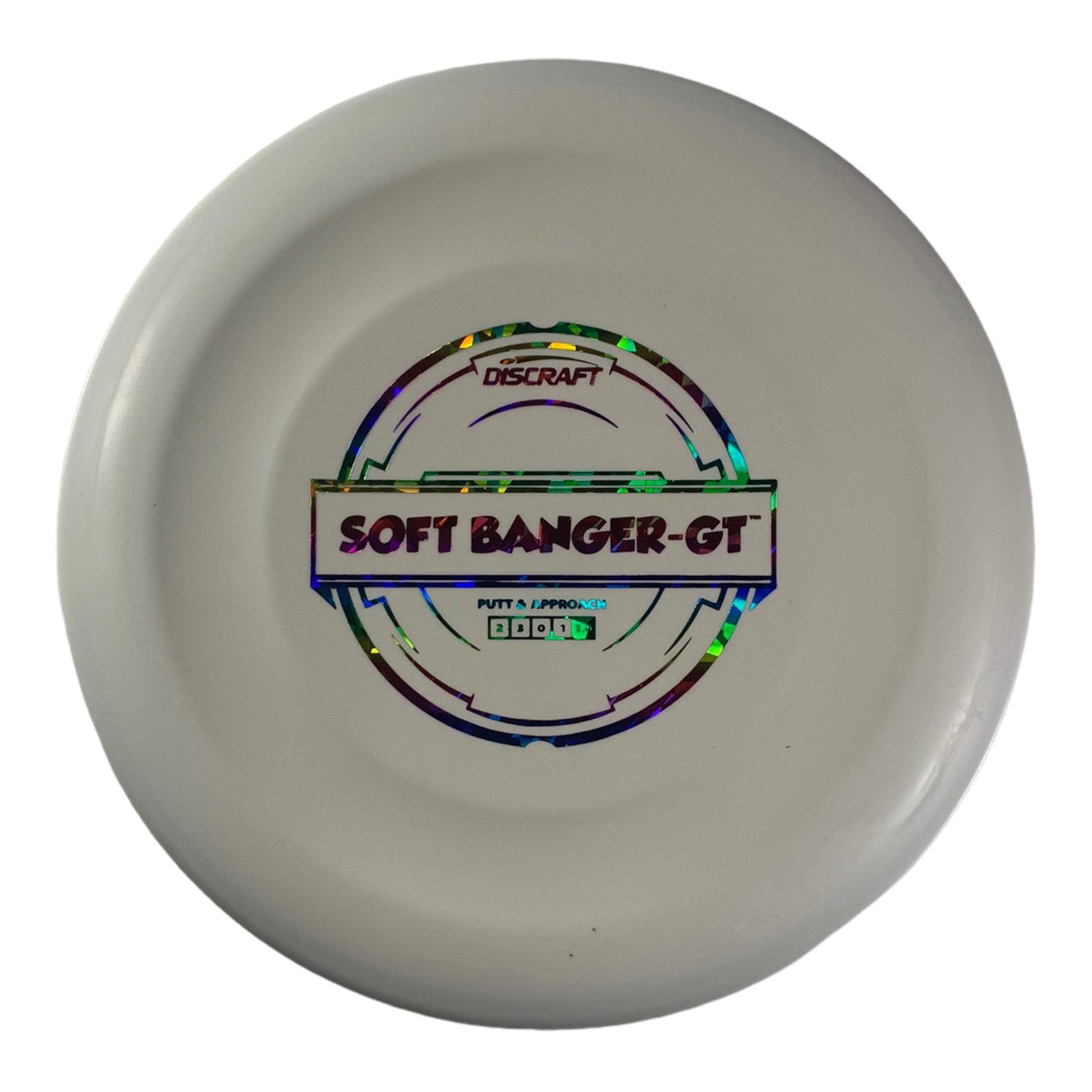 Discraft Banger - GT | Putter Line Soft | White/Rainbow 172g Disc Golf