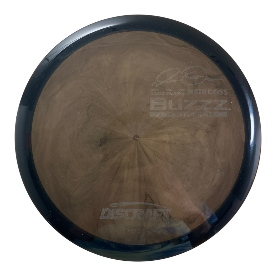 Discraft Buzzz | CryZtal Z | Black/Ghost 176g (Nate Doss Reissue) Disc Golf