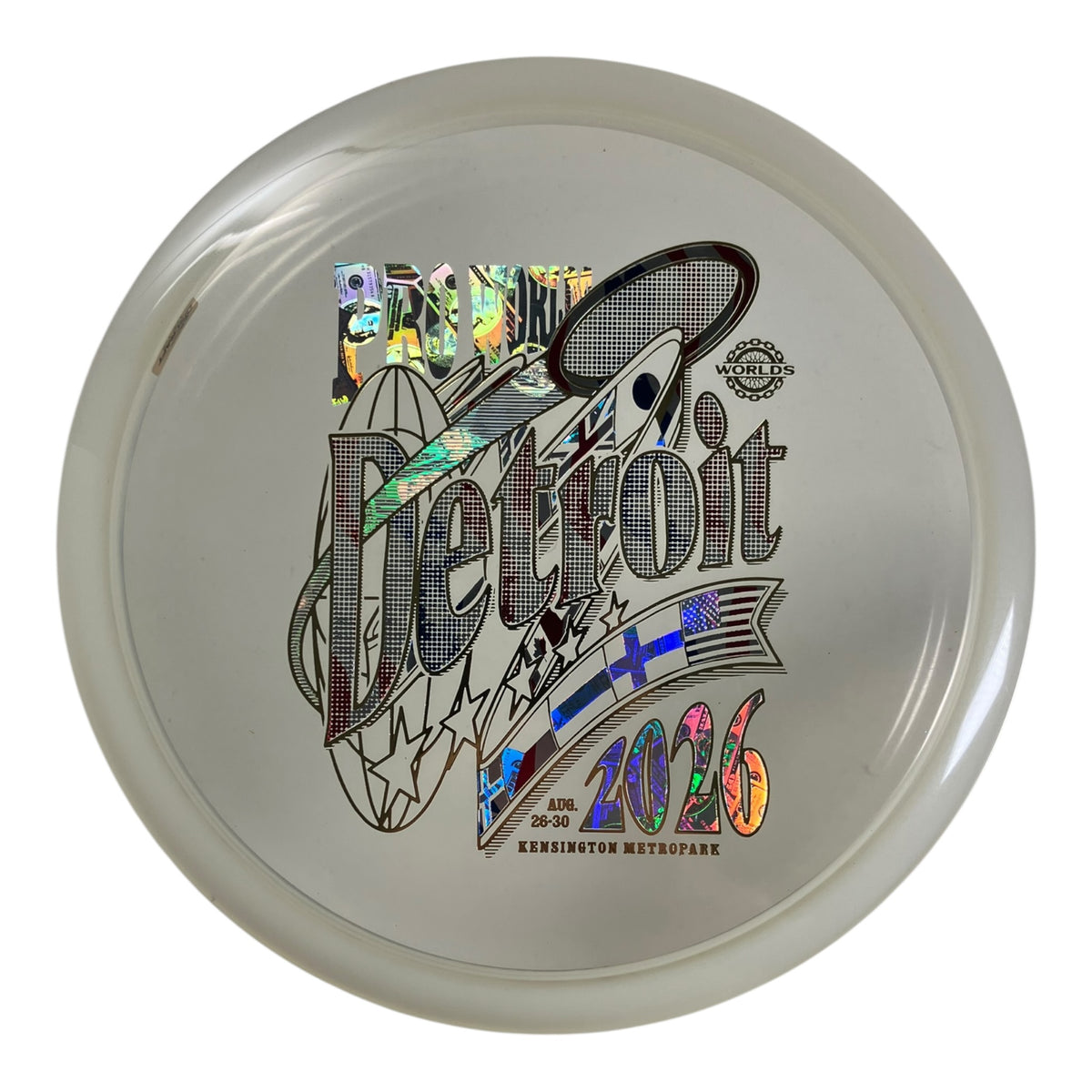 Discraft Buzzz | Elite Z | Clear/USA/Money 176g (Wasp Tooled, 2026 Worlds) Disc Golf