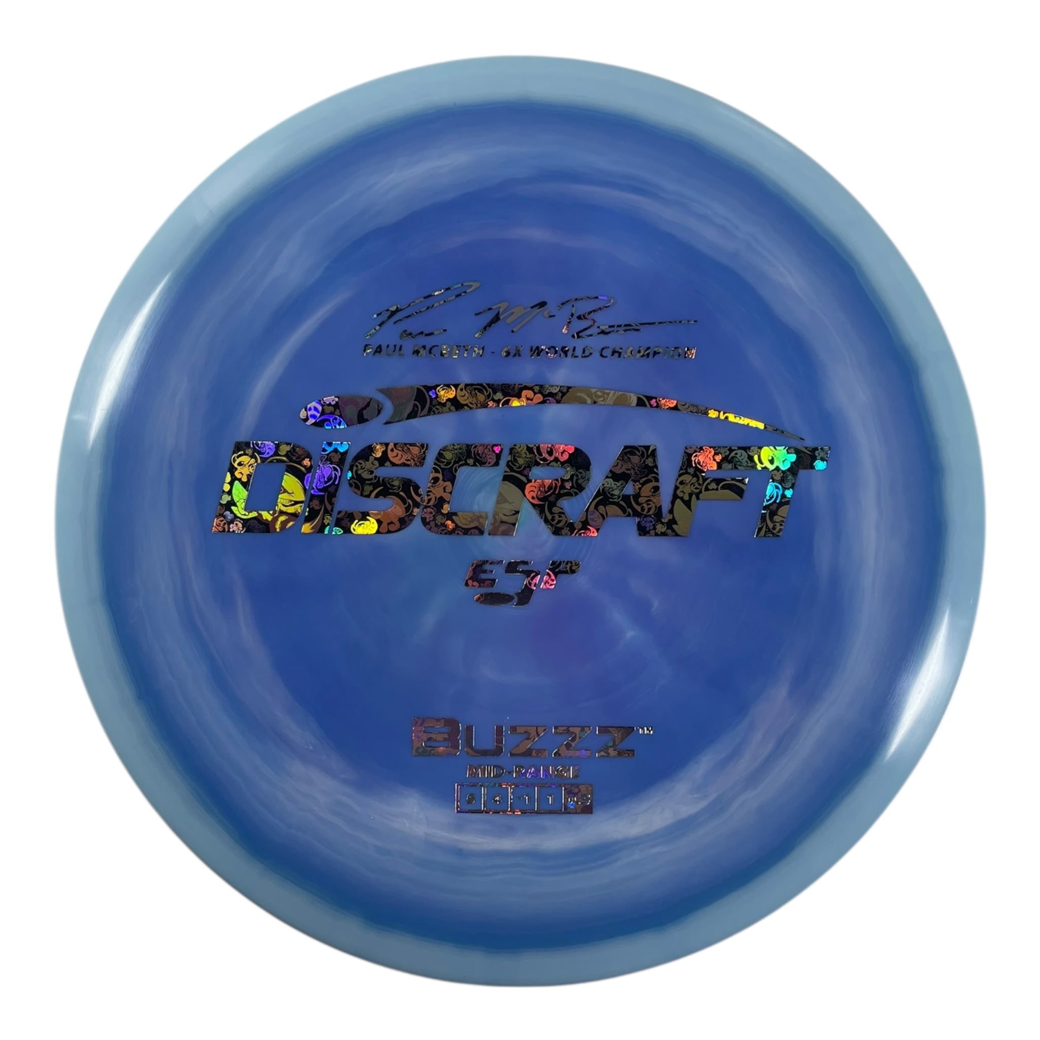 Discraft Buzzz | ESP | Blue/Buzzz Logo 180g (Paul McBeth) Disc Golf
