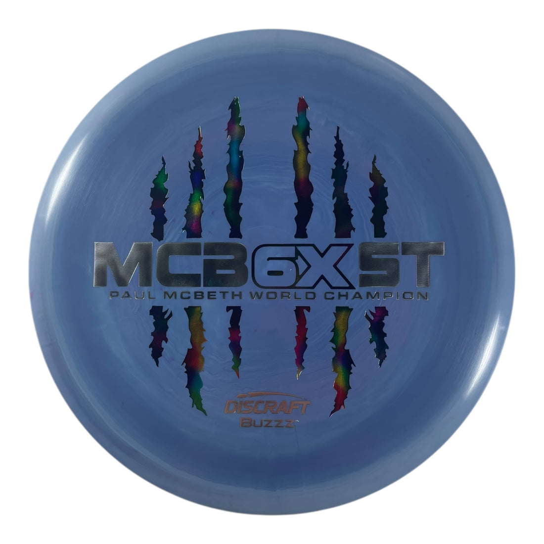 Discraft Buzzz | ESP | Blue/Rainbow 178g (Paul McBeth 6x Claw) Disc Golf