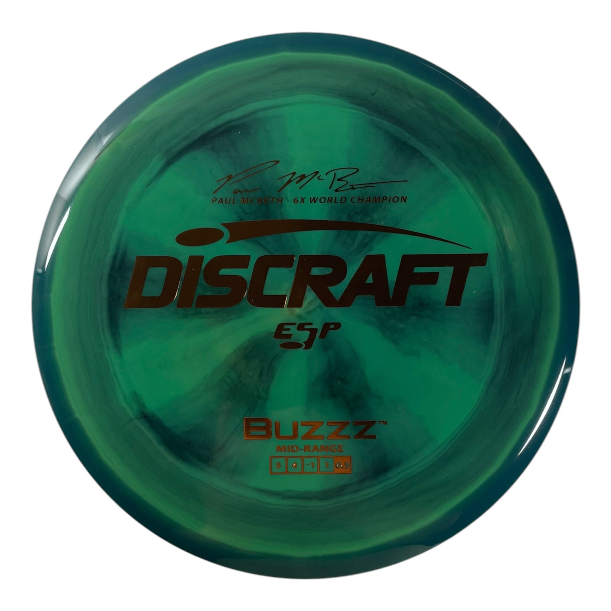Discraft Buzzz | ESP | Green/Bronze 171g (Paul McBeth) Disc Golf