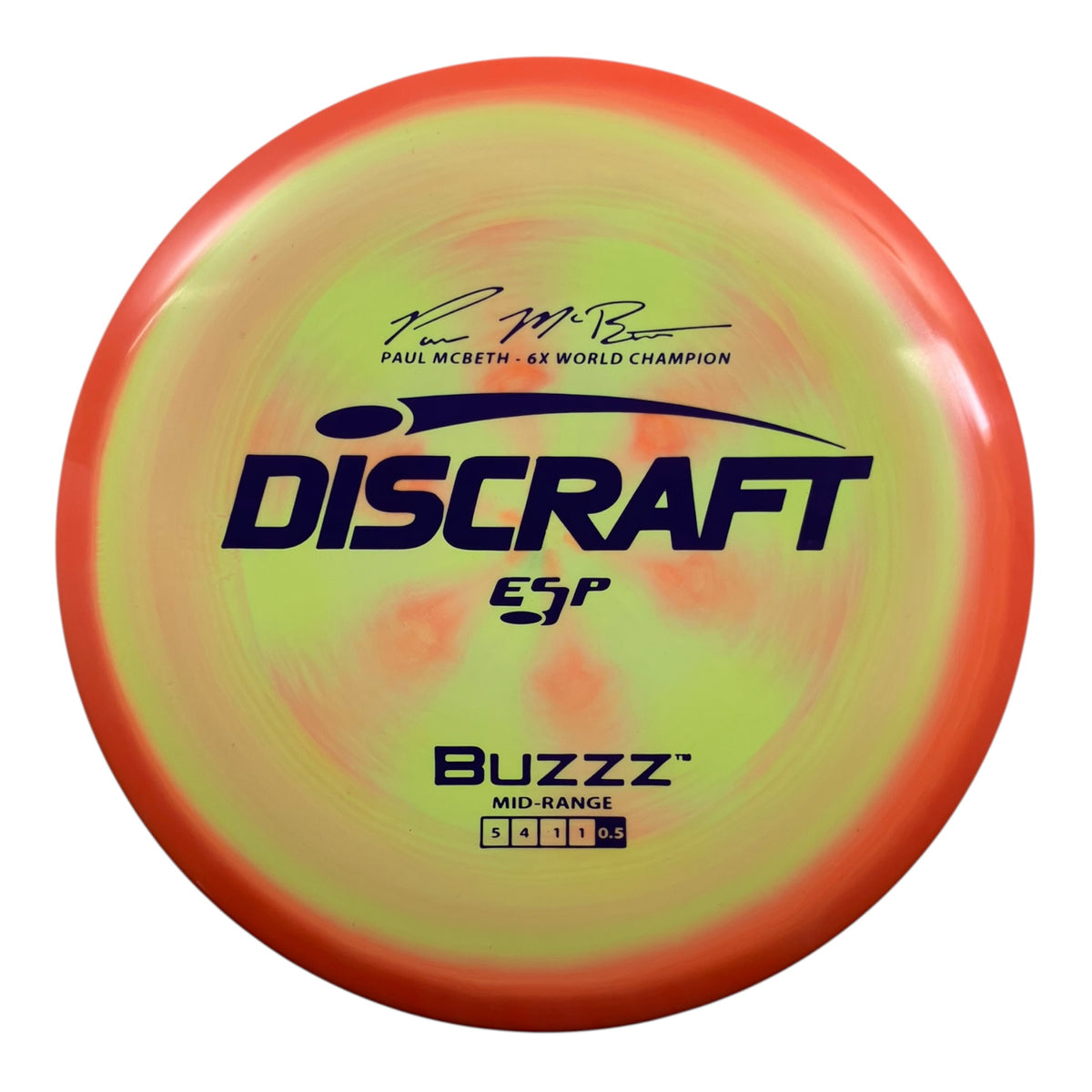 Discraft Buzzz | ESP | Yellow/Purple 179g (Paul McBeth) Disc Golf
