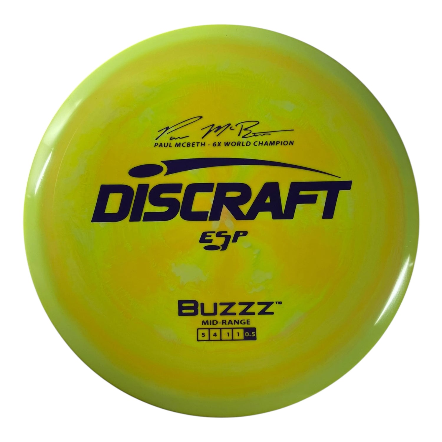 Discraft Buzzz | ESP | Yellow/Purple 180g (Paul McBeth) Disc Golf