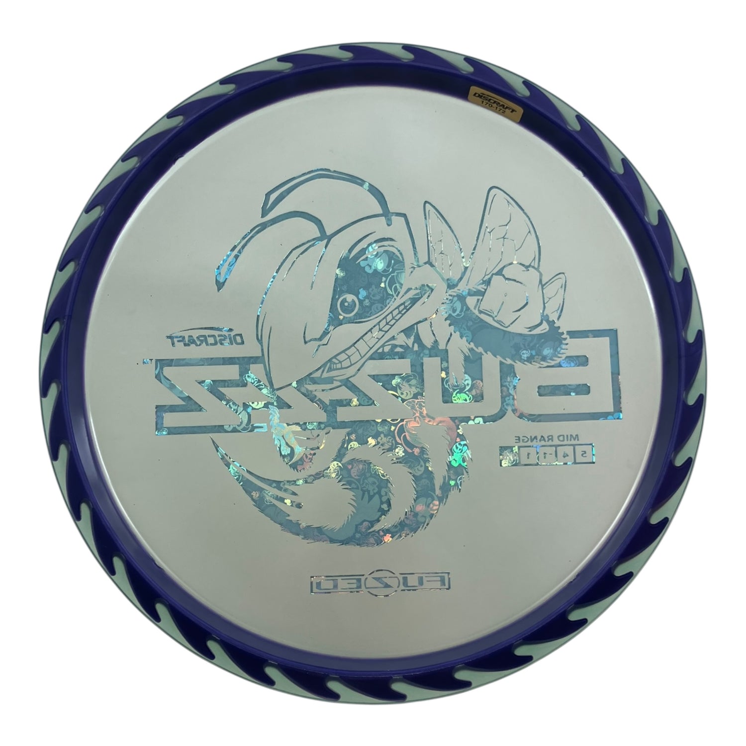 Discraft Buzzz | Fuzed Line | Blue/Buzzz 172g (Buzzzsaw) Disc Golf