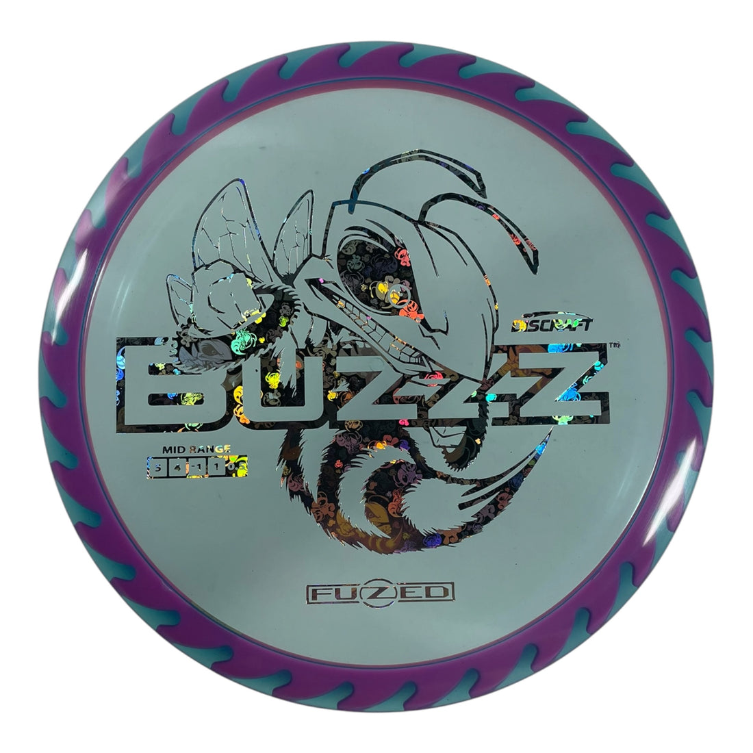 Discraft Buzzz | Fuzed Line | Blue/Buzzz Logo 174g (Buzzzsaw) Disc Golf