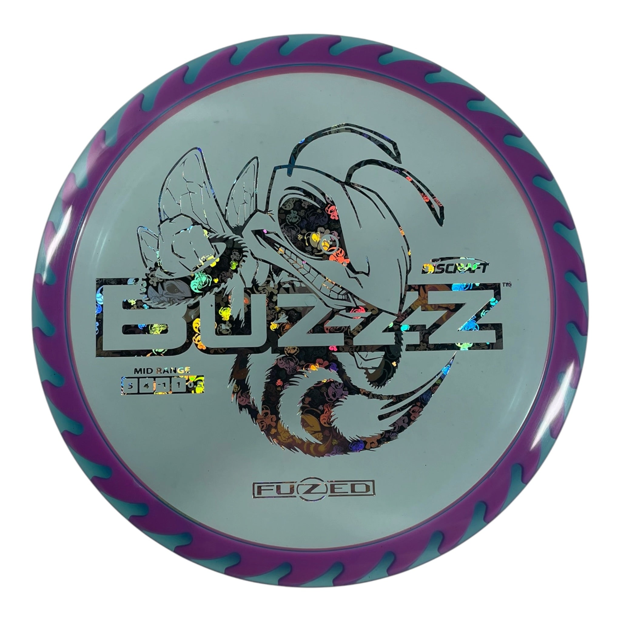 Discraft Buzzz | Fuzed Line | Blue/Buzzz Logo 174g (Buzzzsaw) Disc Golf