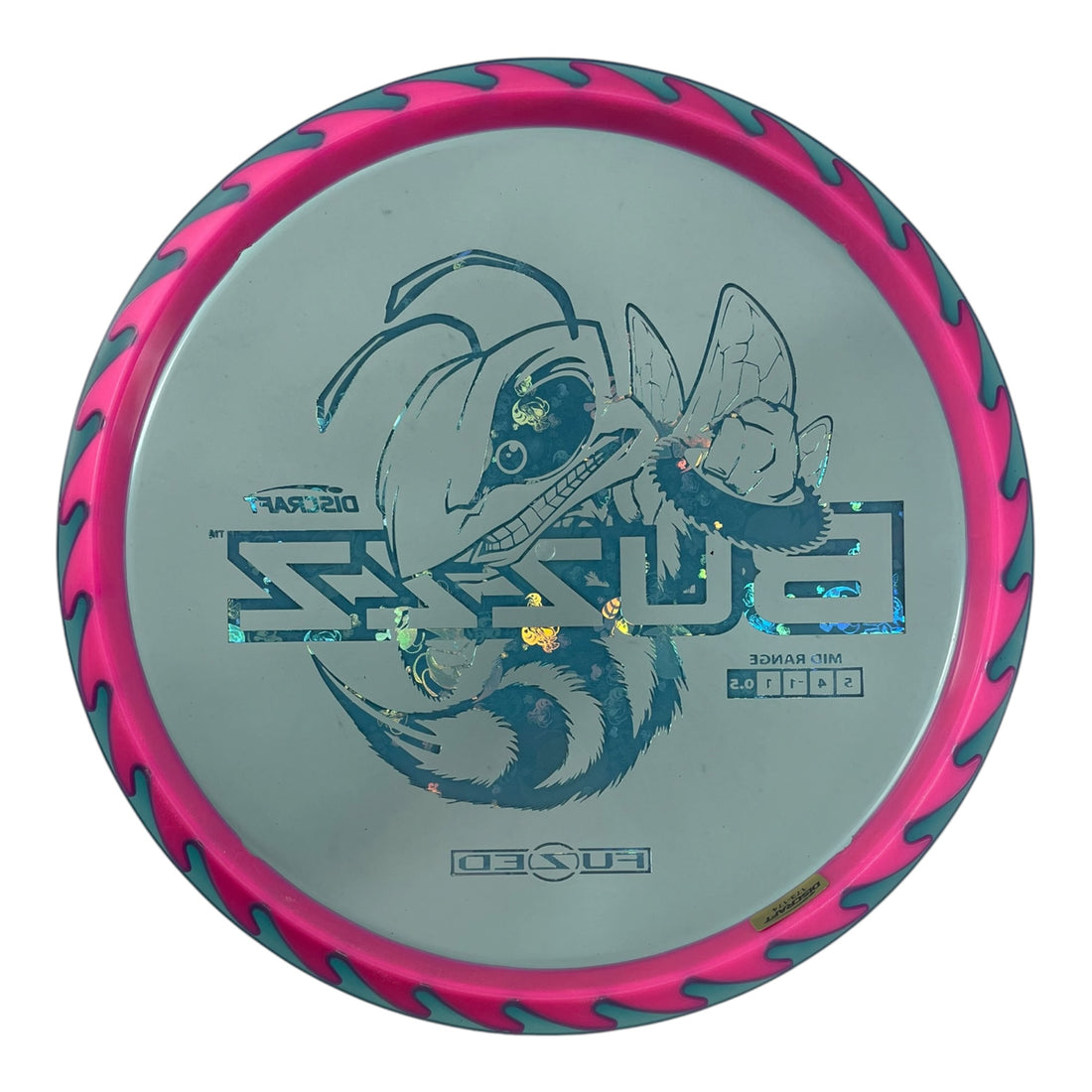 Discraft Buzzz | Fuzed Line | Blue/Buzzz Logo 174g (Buzzzsaw) Disc Golf